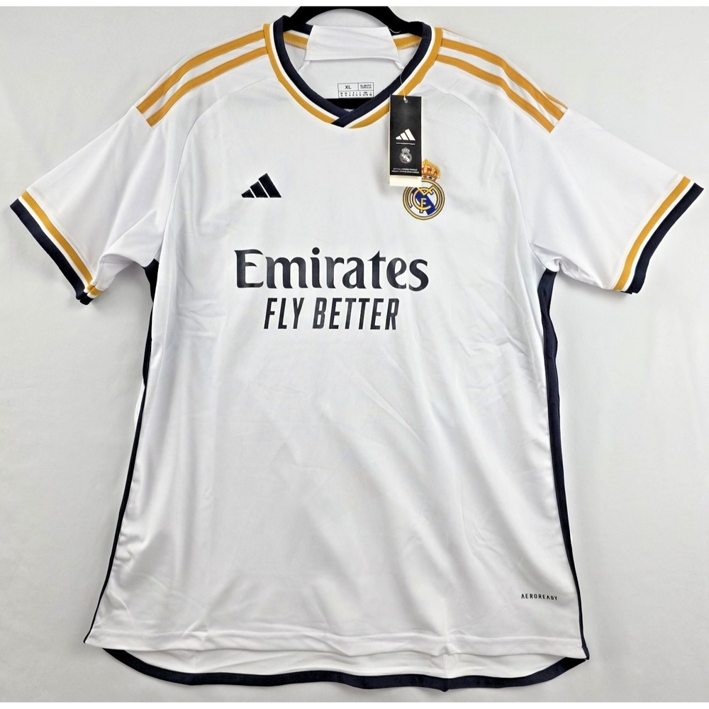 Manchester United Adidas Away Jersey XL White AEROREADY Emirates NWT Soccer